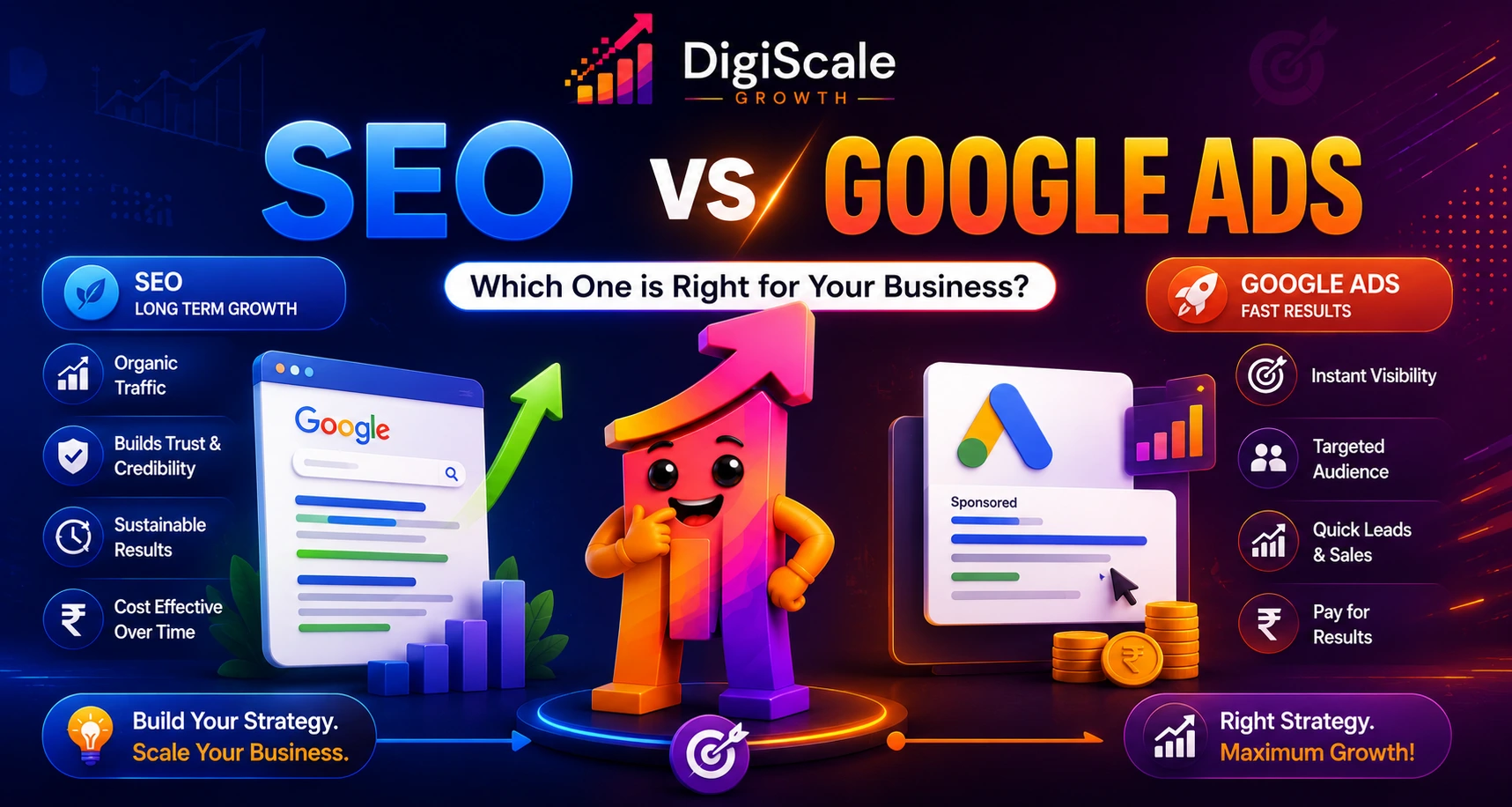SEO vs Google Ads — Which One is Right for Your Business?